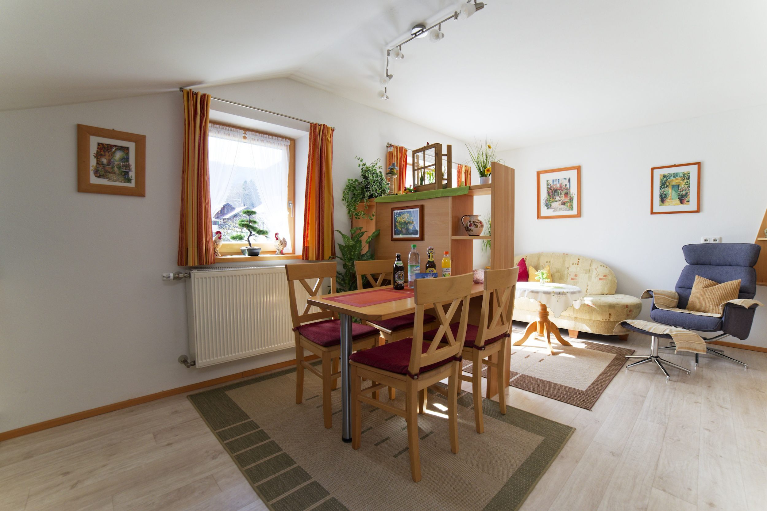 Haus am Kurpark - Ferienwohnung "Alpenblick" Wohnküche