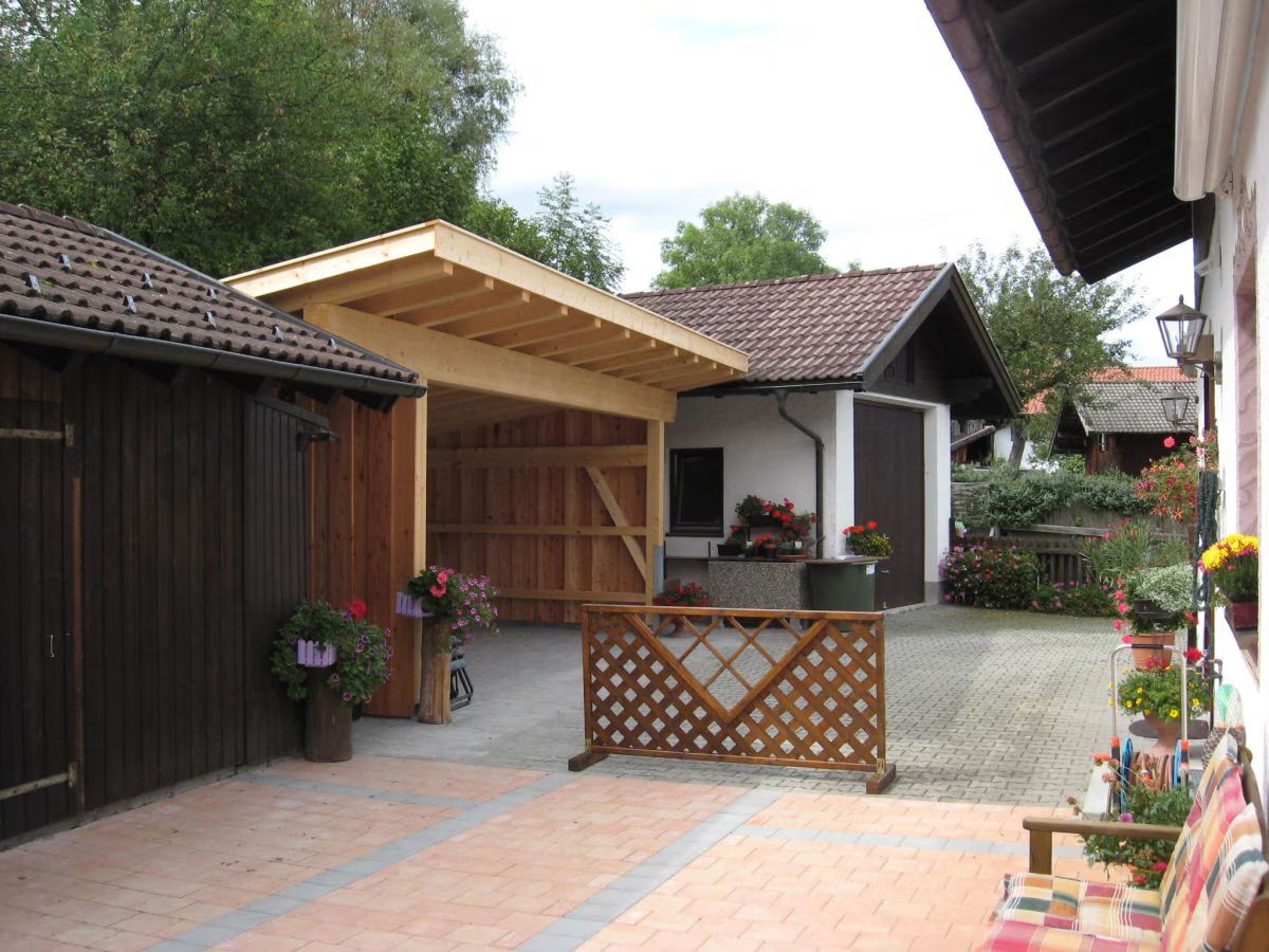 Haus am Kurpark - Ferienwohnung "Alpenblick" Carport zur Nutzung
