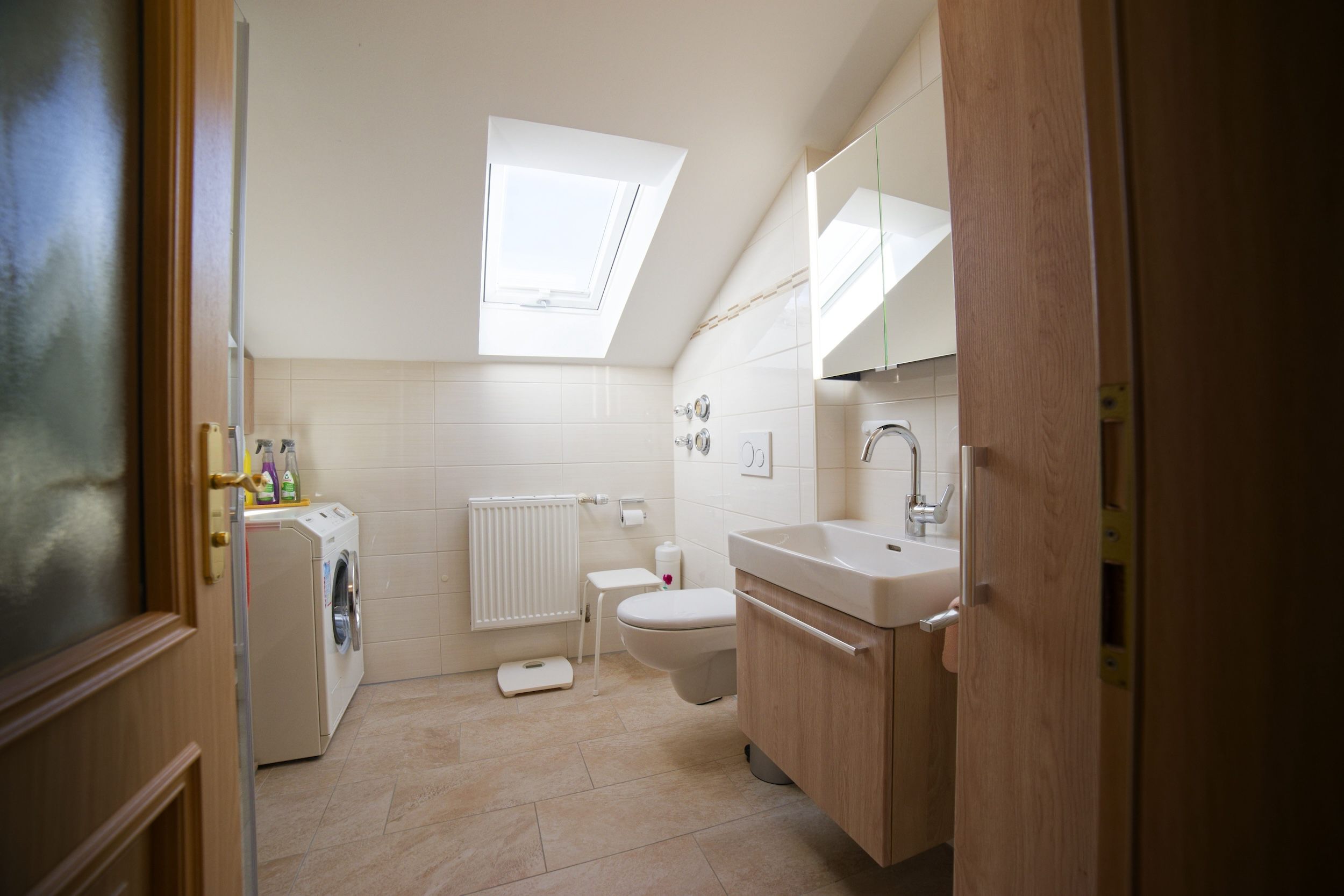 Haus am Kurpark - Ferienwohnung "Alpenblick" Dusche-WC